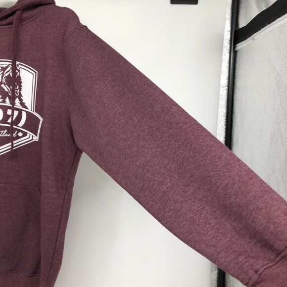 NWT Alaska MillTex Bear Mountain Graphic Maroon The Greatland Hoodie size M - Picture 9 of 14